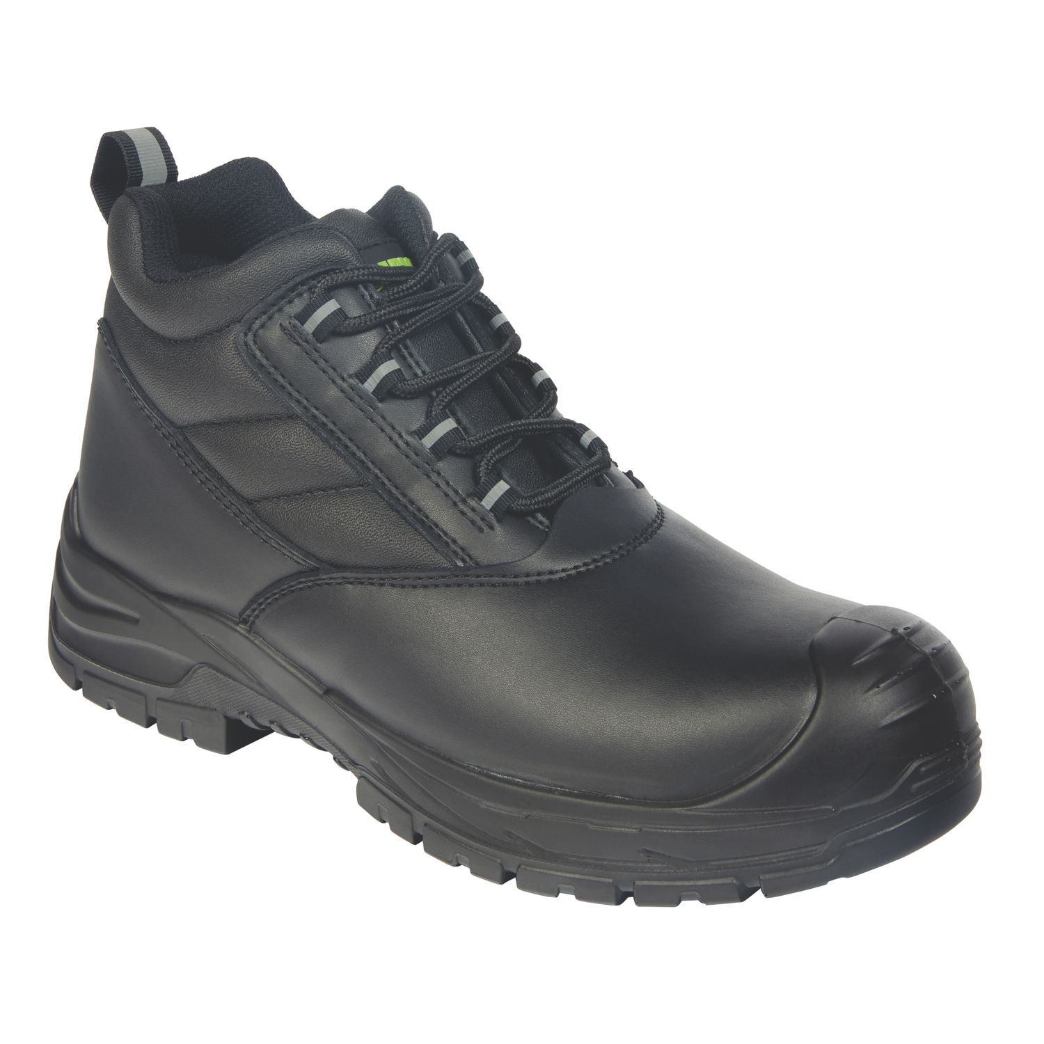 Apache Hamilton Size 12 Black Water-Resistant Safety Boots (753RL)