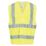 Site Rushton Hi-Vis Waistcoat Yellow Small / Medium 48" Chest