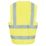 Site Rushton Hi-Vis Waistcoat Yellow Small / Medium 48" Chest