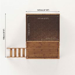 Mercia Poppy 5' x 6' 6" (Nominal) Timber Playhouse with Tower