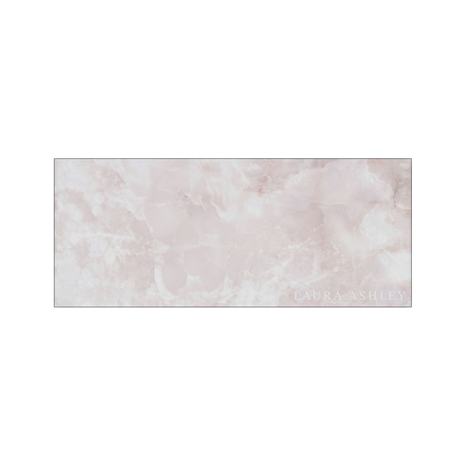 Laura Ashley Onyx Self-Adhesive Bathroom Splashback Gloss Blush 250mm x 600mm x 4mm (753YR)