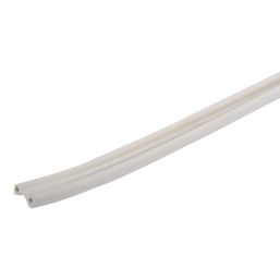 Essentials  EDPM Rubber P-Profile Draught Seal White 10m