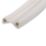 Essentials  EDPM Rubber P-Profile Draught Seal White 10m