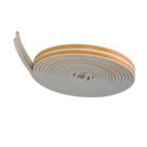 Essentials  EDPM Rubber P-Profile Draught Seal White 10m