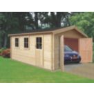 Shire Bradenham 13 ' 6"  x 14' 6" (Nominal) Apex Timber Garage