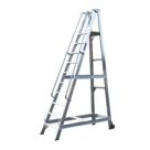 Lyte Aluminium 2.41m Silver 10 Step Podium Steps