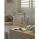 Bristan K BRSNK C Colonial Deck Mounted Bridge Mixer Kitchen Tap Chrome
