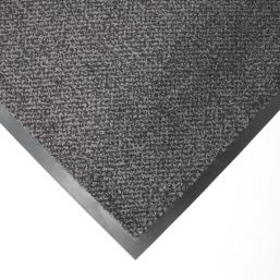 COBA Cosmo Entrance Mat Grey/Black 0.9m x 0.6m x 8mm