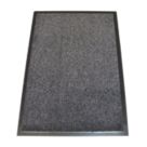 COBA Cosmo Entrance Mat Grey/Black 0.9m x 0.6m x 8mm