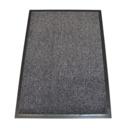 COBA Cosmo Entrance Mat Grey/Black 0.9m x 0.6m x 8mm