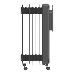 Blyss  1500W Electric Portable Oil-filled Radiator Black