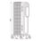 Blyss  1500W Electric Portable Oil-filled Radiator Black