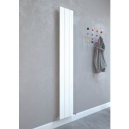 Kudox AluLite Flat 1800mm x 280mm 2337BTU White Vertical Designer Radiator