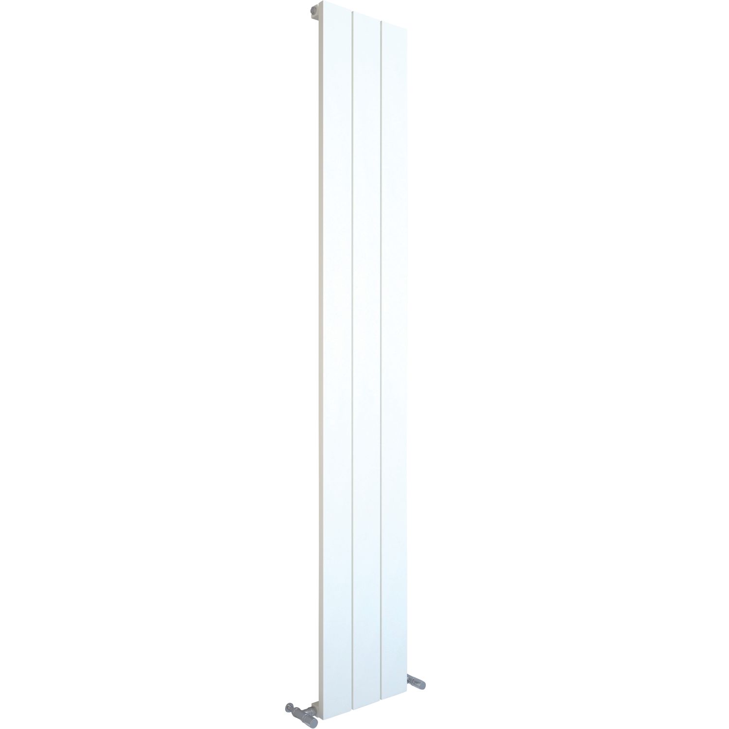 Kudox AluLite Flat 1800mm x 280mm 2337BTU White Vertical Designer Radiator (754FH)
