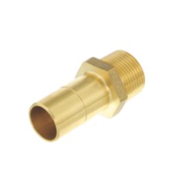Hep2O  Brass Push-Fit Adapting Male Coupler 22mm x 3/4"