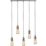 Knightsbridge  Vintage Style 5-Light Bar Pendant Brushed Chrome