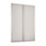 Spacepro Shaker 2-Door Sliding Wardrobe Door Kit Cashmere Frame Cashmere Panel 1145mm x 2260mm