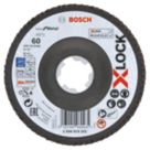 Bosch  X-Lock Metal 60 Grit Flap Disc 125mm (5")