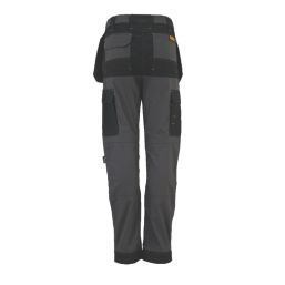 DeWalt Roseville Womens Work Trousers Grey/Black Size 8 31 L
