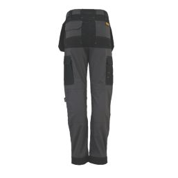 DEWALT Roseville Womens Work Trousers Grey/Black Size 8 31" L