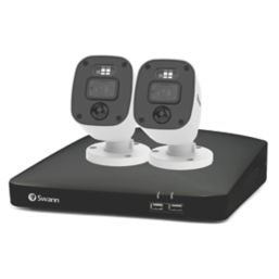 Swann Enforcer SWDVK-446802MQB-EU 1TB HDDGB 4-Channel 1080p DVR CCTV Kit & 2 Indoor & Outdoor Cameras