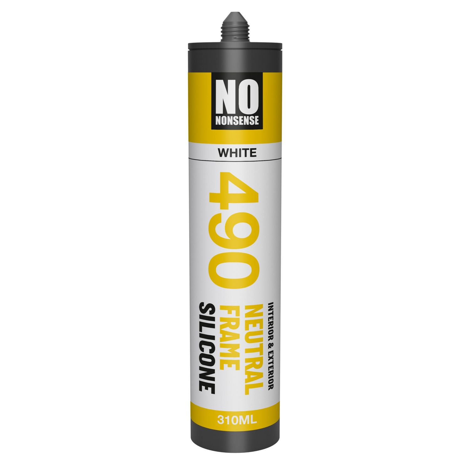 No Nonsense 490 Frame Sealant White 310ml (754RU)