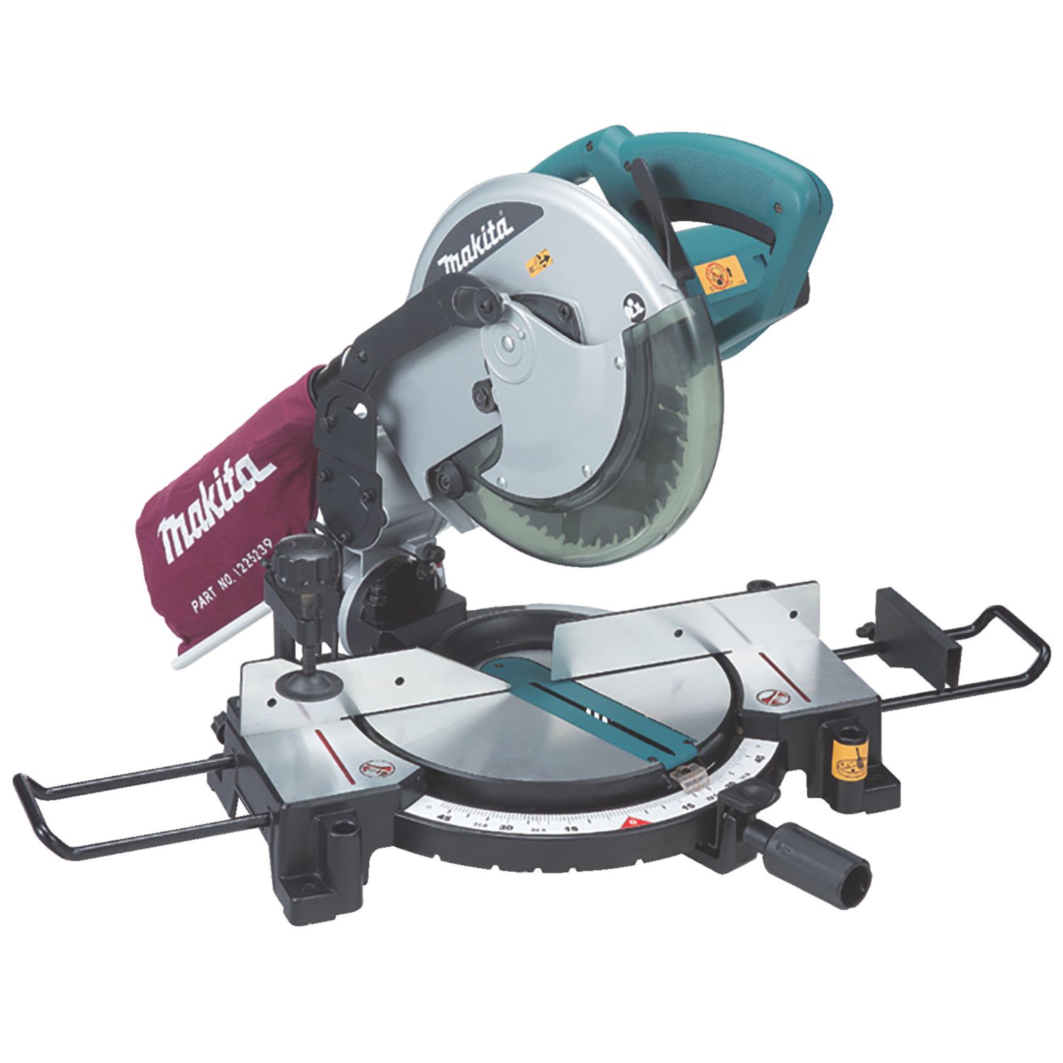 Makita MLS100N/2 255mm Electric Single-Bevel Mitre Saw 240V (754XJ)