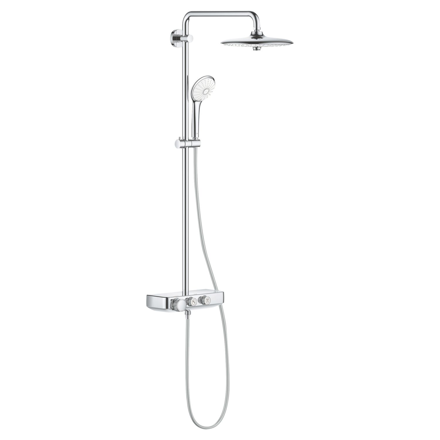 Grohe Euphoria SmartControl 260 Mono HP Rear-Fed Exposed Chrome Thermostatic Shower System (754XT)