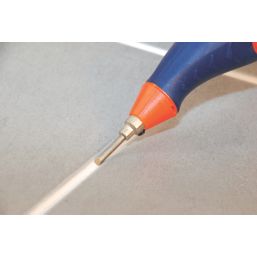 Grout removal outlet rake