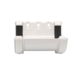 FloPlast  uPVC Half Round Union Bracket White 112mm