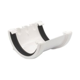 FloPlast  uPVC Half Round Union Bracket White 112mm