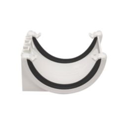 FloPlast  uPVC Half Round Union Bracket White 112mm