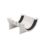 FloPlast  uPVC Half Round Union Bracket White 112mm