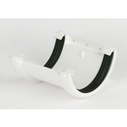 FloPlast  uPVC Half Round Union Bracket White 112mm