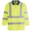 Pro RTX High Visibilty  Long Sleeve Polo Shirt Yellow Medium 40" Chest
