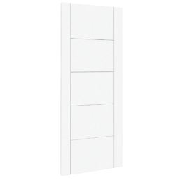 Green & Taylor  Satin Painted White Wooden Ladder Internal Fully-Finished Door 1981mm x 762mm