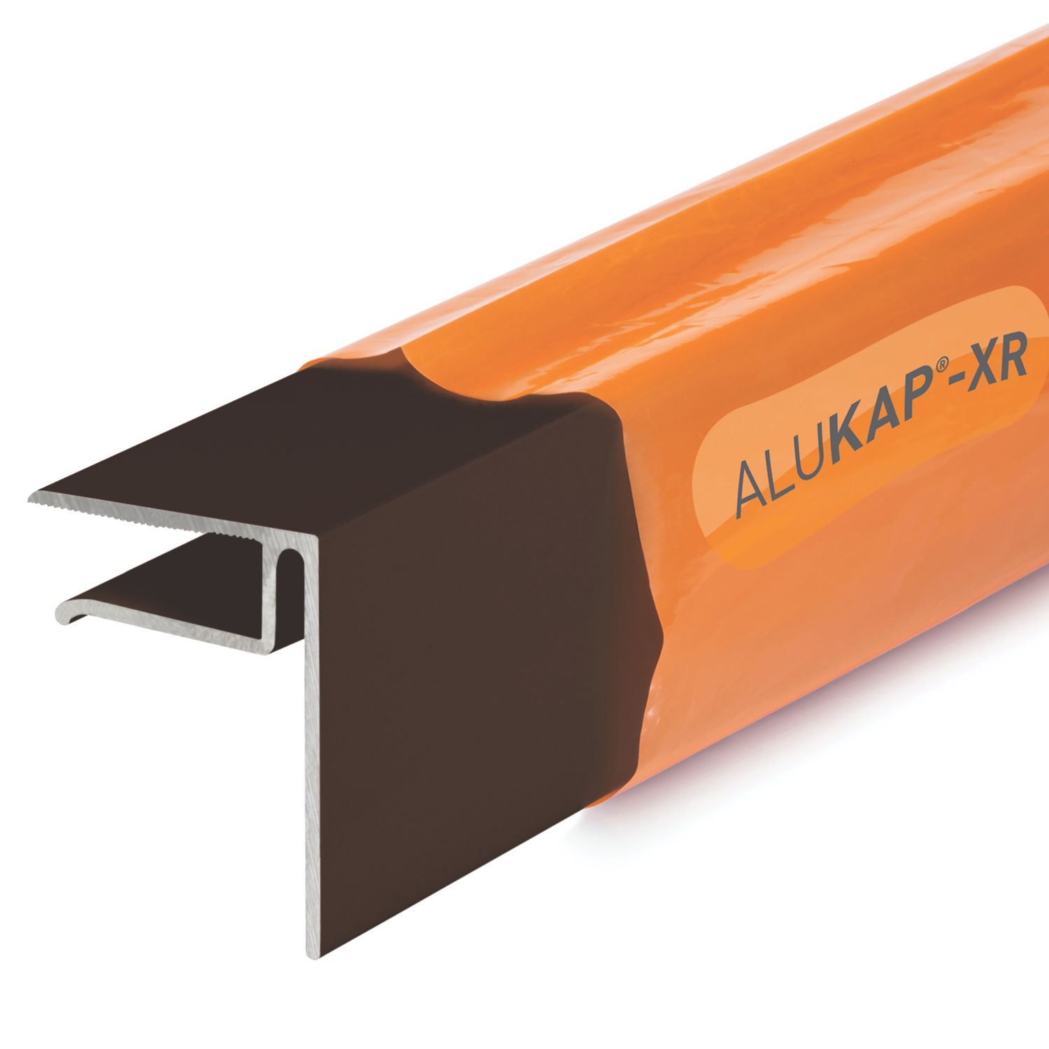 ALUKAP-XR Brown 10mm Sheet End Stop Bar 4800mm x 40mm (755FH)