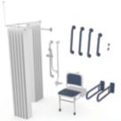 Nymas Doc M Exposed Valve Shower Pack Dark Blue 18 Piece Set