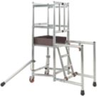 Boss Pod 1000 
 Aluminium Low Level Work Platform
 0.95m