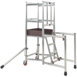 Boss Pod 1000 
 Aluminium Low Level Work Platform
 0.95m