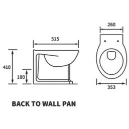 Soft-Close Back-to-Wall Pan with Seat