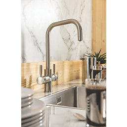 Streame by Abode Hemista 4-in-1 Boiling Mono Mixer Brushed Nickel