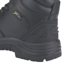 Amblers AS303C Metal Free Safety Boots Black Size 8 - Screwfix