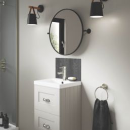 Splashwall  Vanity Splashback Matt Brown 250mm x 400mm x 4mm