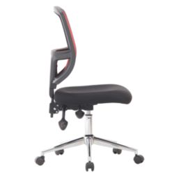 Nautilus Designs Nexus  Medium Back Task/Operator Chair Red