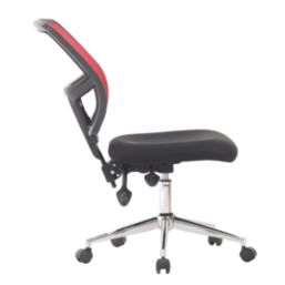 Nautilus Designs Nexus  Medium Back Task/Operator Chair Red