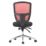 Nautilus Designs Nexus  Medium Back Task/Operator Chair Red