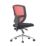 Nautilus Designs Nexus  Medium Back Task/Operator Chair Red