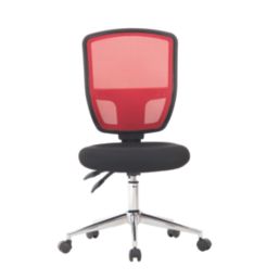 Nautilus Designs Nexus  Medium Back Task/Operator Chair Red