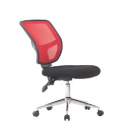 Nautilus Designs Nexus  Medium Back Task/Operator Chair Red